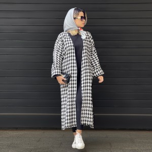 مانتو بلند زنانه کد BW (ترک بافت)