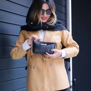 مانتو کتی زنانه یقه انگلیسی لینن اسلپ کد NARVAN