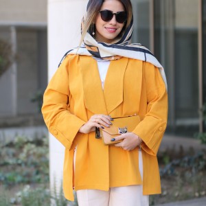 شال نخی طرحدار آبرنگی زنانه کد YOYO