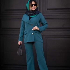 خرید مانتو زنانه کتی کلاسیک کژوال کرپ کد SORI
