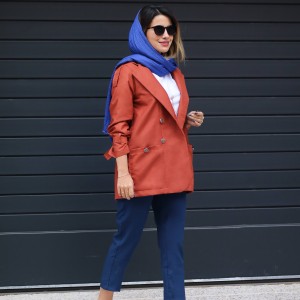 خرید مانتو کتی کژوال از وب سایت سارا مجیدی
