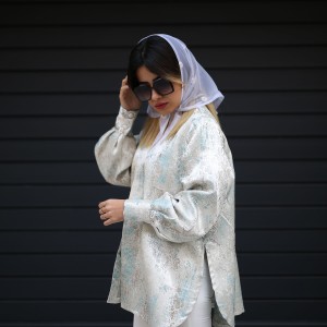 خرید مانتو ژاکارد جدید عروسکی زنانه کد DOLL