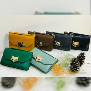 کیف دستی زنانه چرم روباهی کد 777