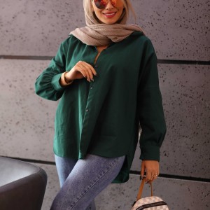 خرید شومیز مانتویی اسپرت زنانه و دخترانه کد STOP