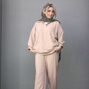 خرید شومیز مانتویی جلو بسته فاتینی کد SIMO