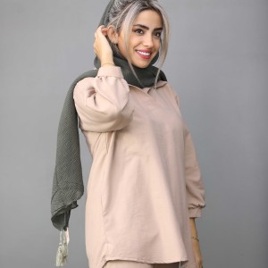 خرید شومیز مانتویی جلو بسته فاتینی کد SIMO