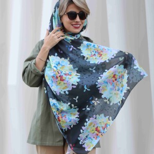 شال طرحدار آبرنگی زنانه کد REBON
