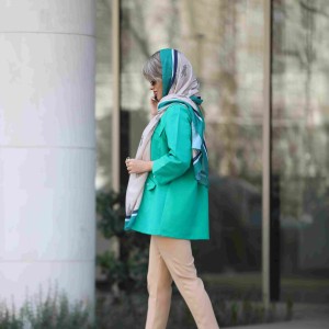 خرید شلوار کلاسیک راسته کرمی زنانه کد MACHA