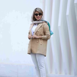 خرید مانتو کتی کرمی