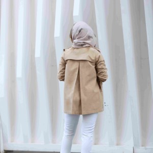 خرید مانتو کتی جدید کرمی لینن کد 364
