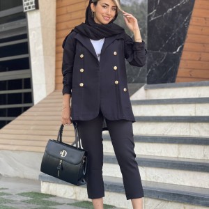 مانتو کتی لینن جدید زنانه کد 373