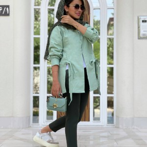 شومیز مانتویی لینن جدید زنانه کد pick