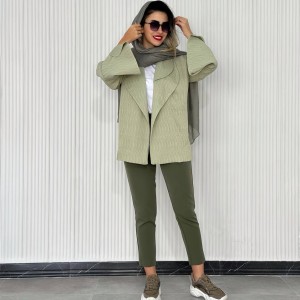 شال پلیسه نخی جذاب زنانه کد KOMBA
