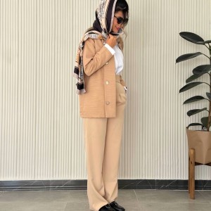 خرید شال نخی طرحدار زنانه کد STOK