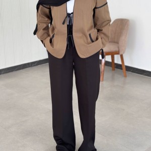 مانتو کتی جدید گره دار کد DC زنانه