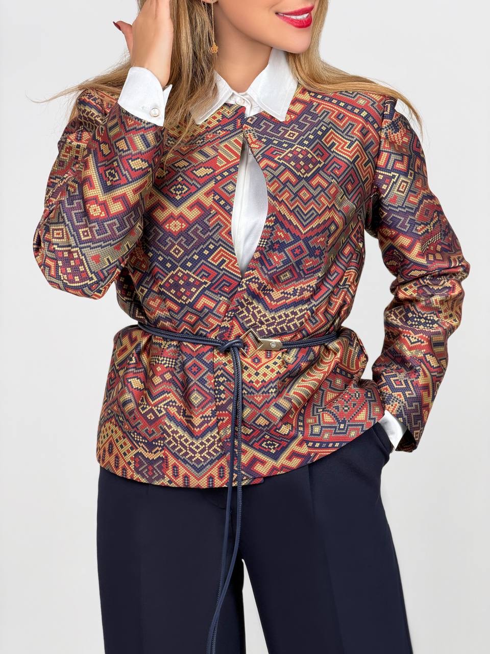 خرید کت پازلی طرحدار زنانه