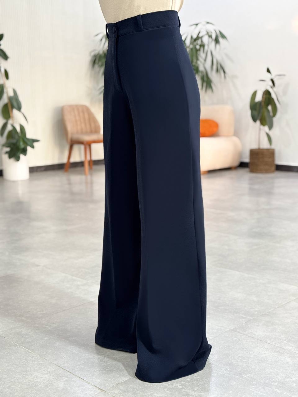  خرید شلوار بگ زنانه سورمه ای