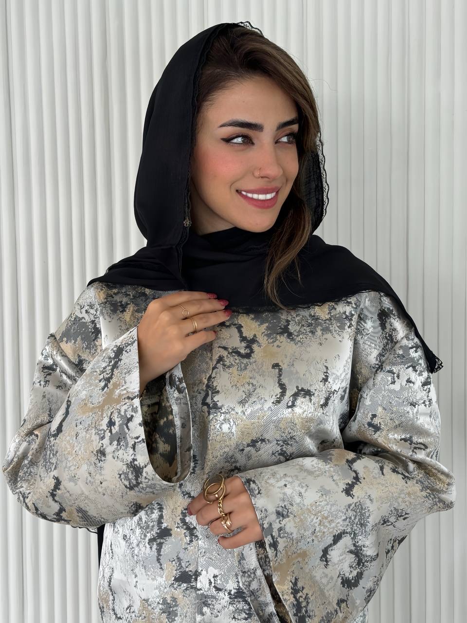 خرید کراپ کت ژاکارد جدید