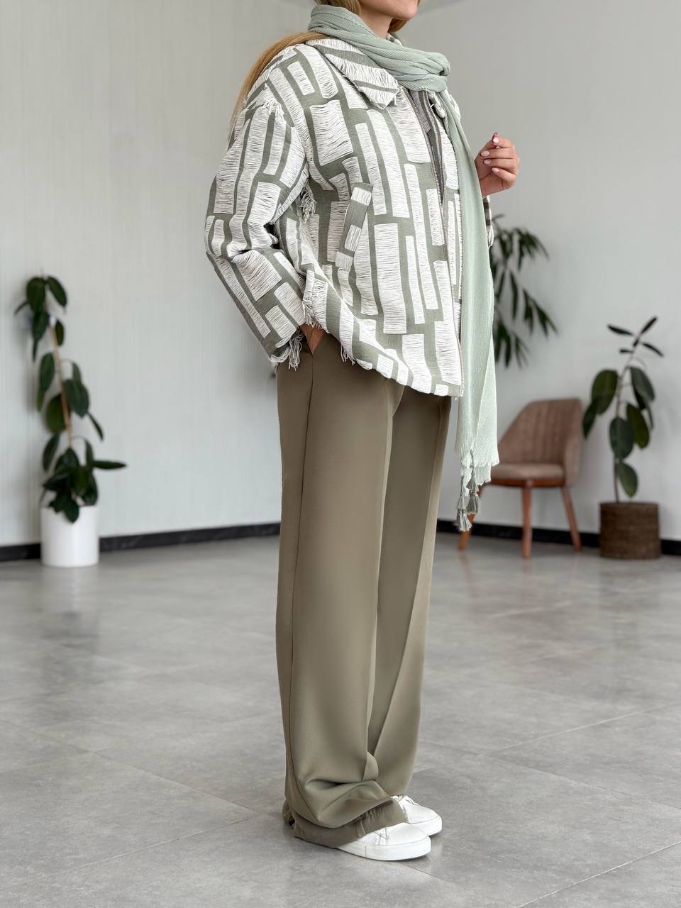 کت ژاکارد نارین