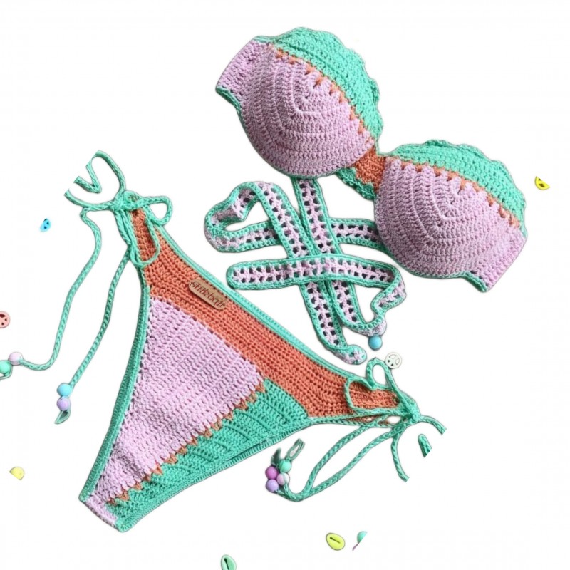 ست شورت و سوتین زنانه  مدل 350