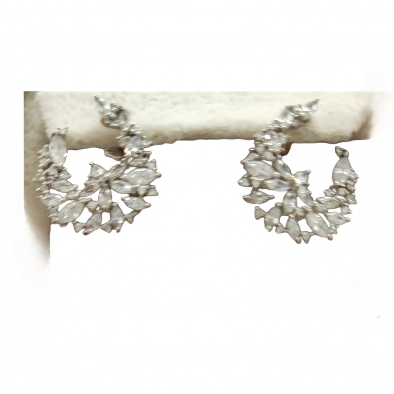 گوشواره نقره میخی