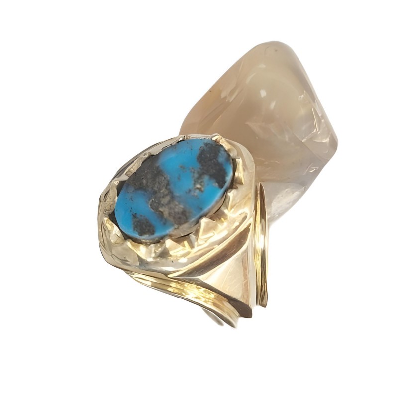 انگشتر نقره فیروزه نیشابور