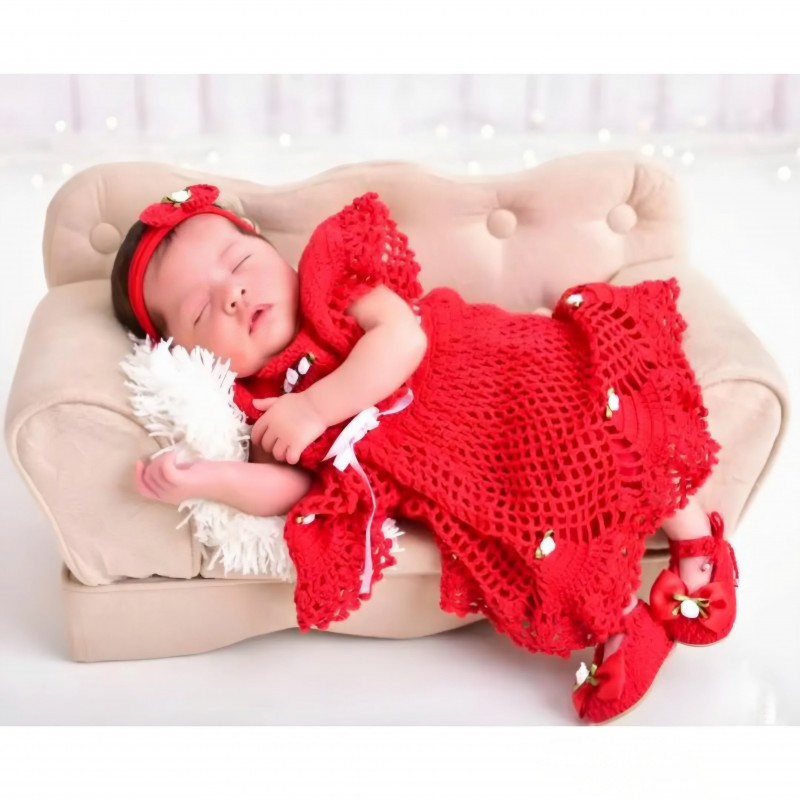 پیراهن ‌دخترانه با پاپوش کد۴۴۰