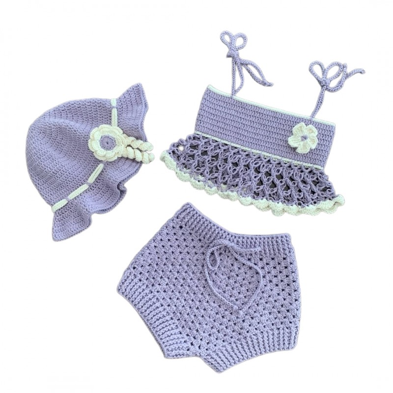 تاب شلوارک دخترانه  با کلاه