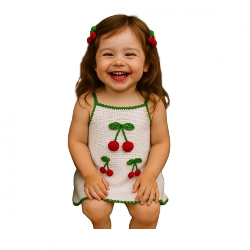 پیراهن قلاب بافی مدل sour cherry