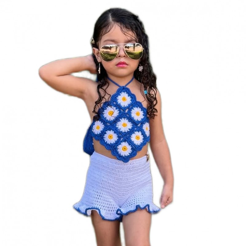 تاب شلوارک دخترانه بچه گانه کد0857