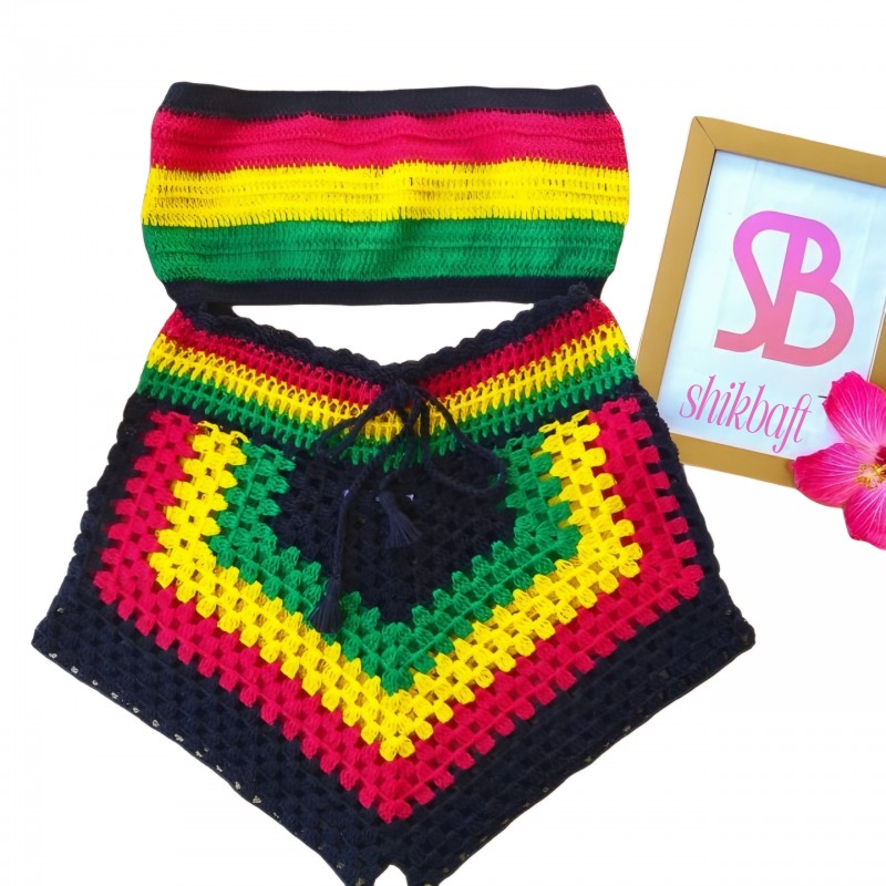 تاب شلوارک زنانه کد IEIU-QO