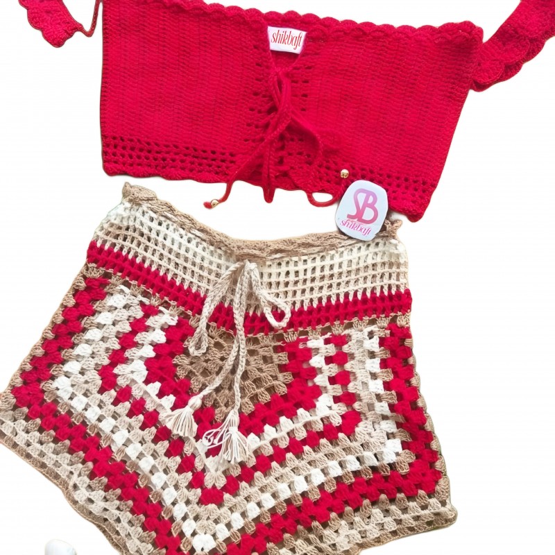 تاب شلوارک زنانه کد NBV-DS