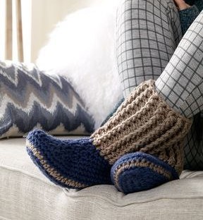 نیم بوت بافتنی مدل sidra