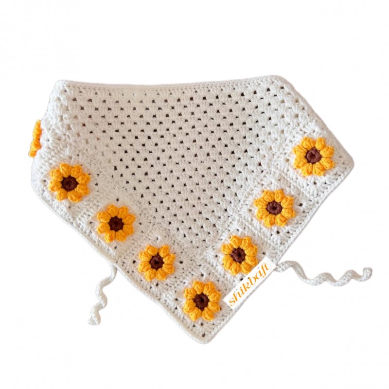 اسکارف قلاب بافی کد Df43