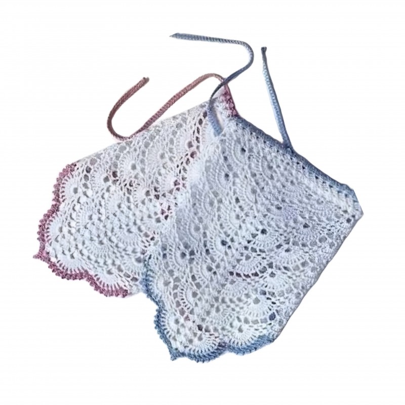 مینی اسکارف  قلاب بافی کد FS33