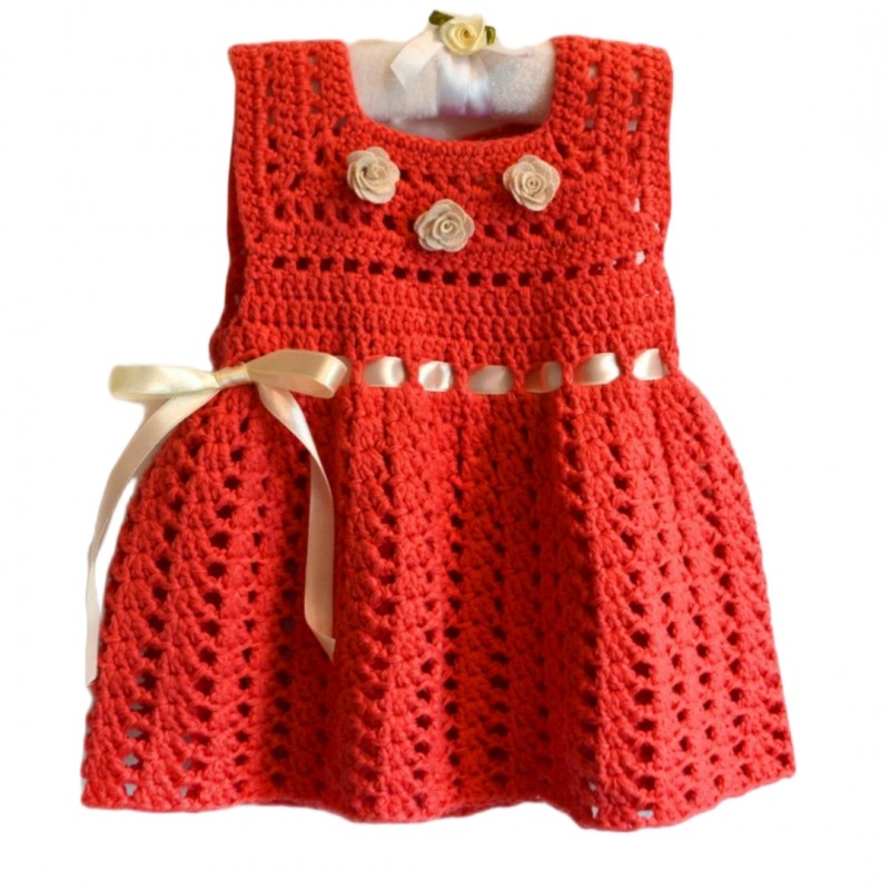 پیراهن ‌نوزادی دخترانه  کد۴FVK۴۰