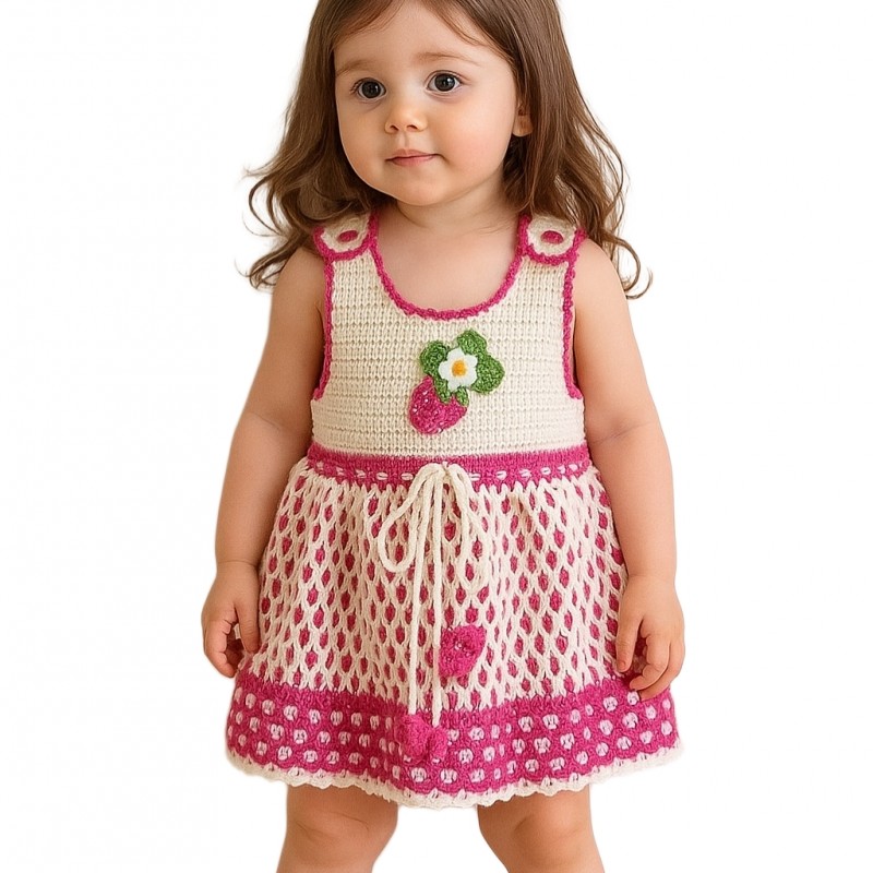 پیراهن دخترانه تیتیش کدBH33