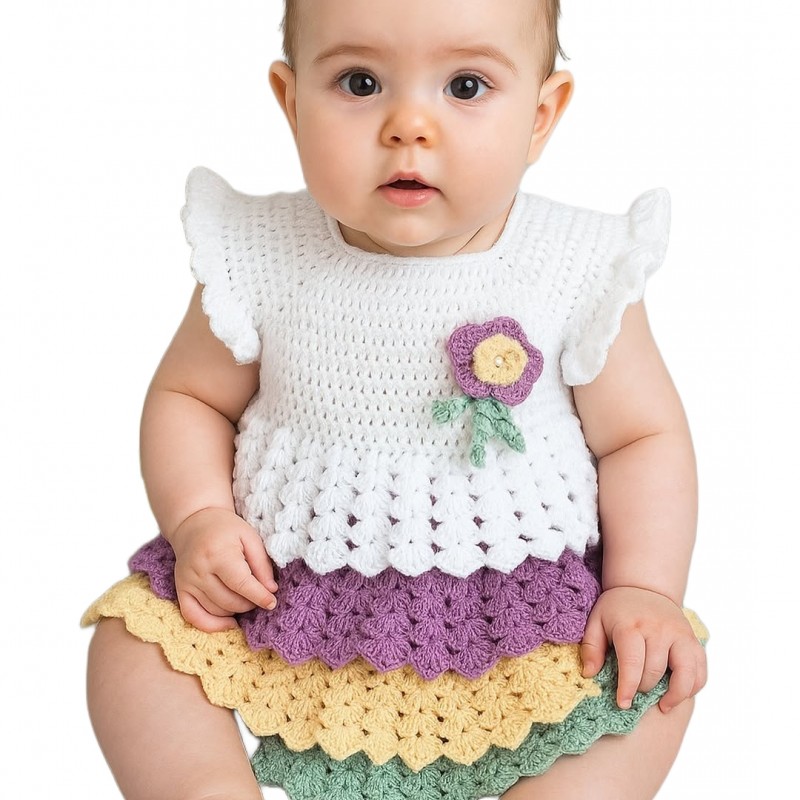 پیراهن دخترانه تیتیش کد HGT336