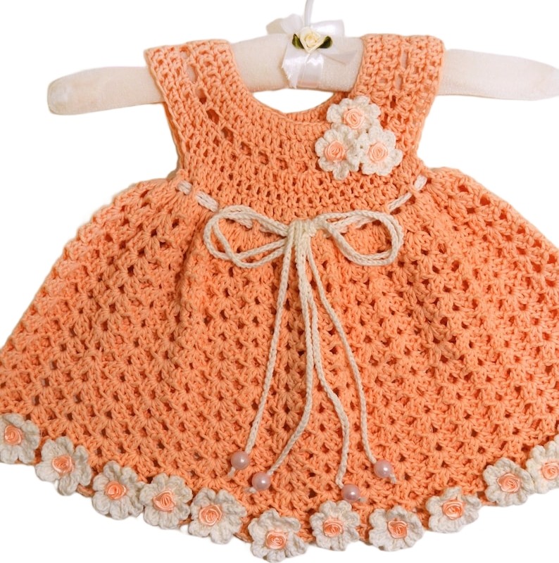 پیراهن قلاب بافی مدل فلاور کد Df33