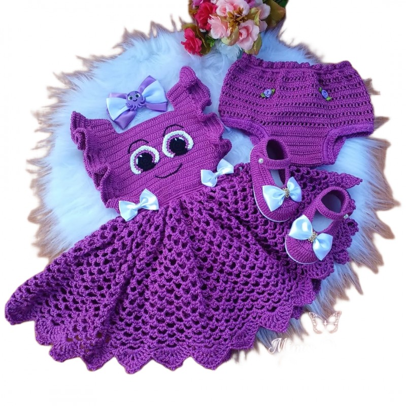 پیراهن بچه‌گانه تیتیش با پاپوش وشورت وهد کد GvZ32