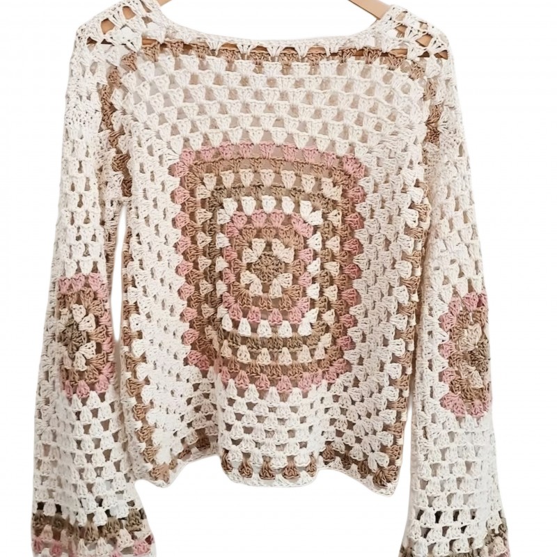 بلوز قلاب بافی زنانه کد Drty34