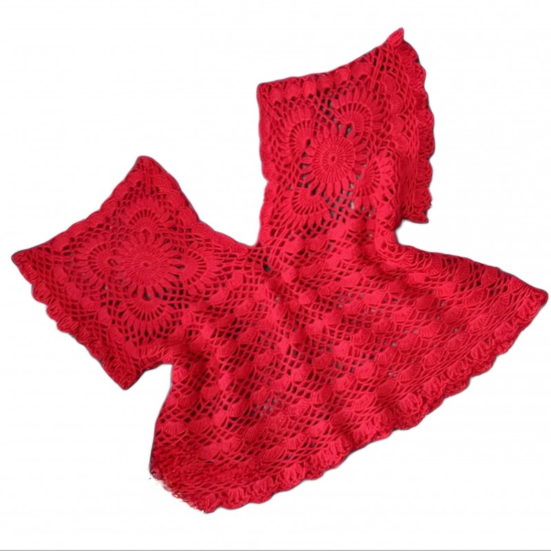 بلوز قلاب بافی زنانه  کد Dgh32