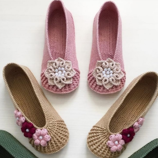 پاپوش بافتنی مدل200 sindra