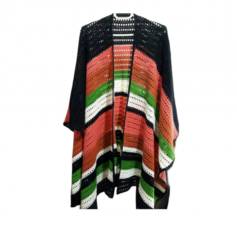 شنل زنانه قلاب بافی کدFHS320