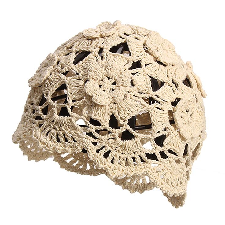 کلاه قلاب بافی زنانه کدCf33