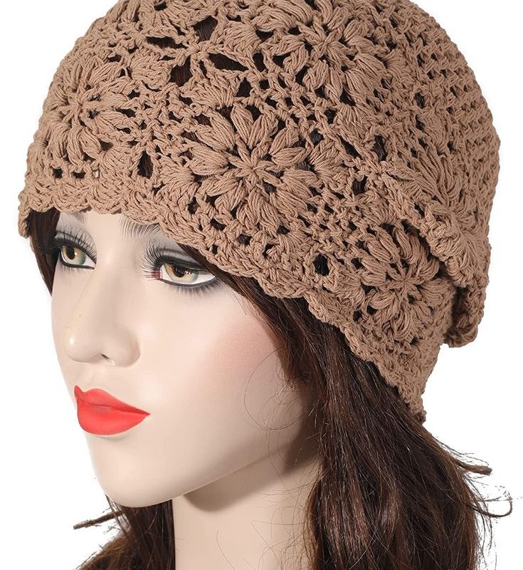 کلاه قلاب بافی زنانه کدD45