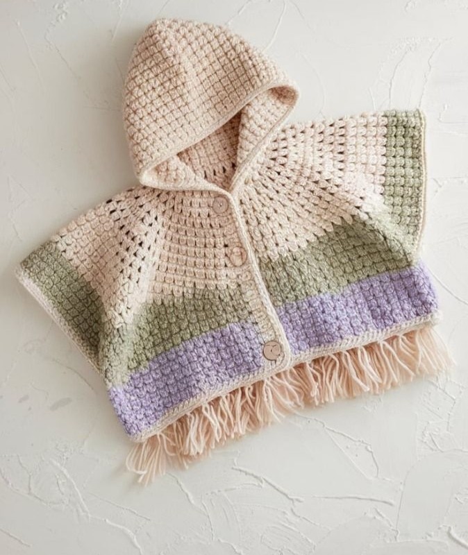 شنل بافت دخترانه کد MI.VT.F22