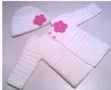 ست ژاکت وکلاه