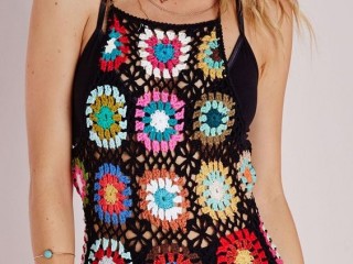 پیراهن قلاب بافی