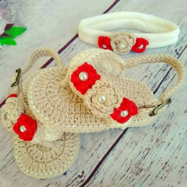 پاپوش نوزادی دخترانه مدل sinara کد098